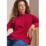 Cecil Langarmshirt, mit Funnelneck Cecil granita red