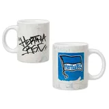 Hertha BSC Berlin Tasse - Graffiti - Kaffeetasse Kaffeebecher HBSCB