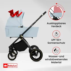 Babylux Kinderwagen 2in1 Blau