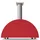 Alfa Forni MODERNO 5 Pizze Holz Antique Red