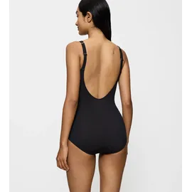 Triumph Badeanzug Damen Schwarz/Weiß 38 Cup C