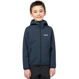 Jack Wolfskin Fourwinds Kids Softshelljacke Blau 176