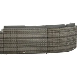 vidaXL Lounge-Set inkl. Auflagen grau 312176