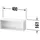 Duravit Regal 40 x 14 x 4 cm Grau