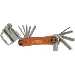 Multitool TB-FD40 17 Funktionen 73 x 45 mm Edelstahl Orange EINHEITSGRÖSSE