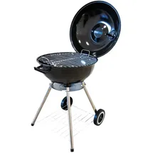 schweng Edelstahl Holzkohle Kugelgrill schwarz