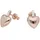 Smart Jewel Ohrstecker Herz mit Zirkonia roségold 925 2013796