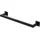 ML-Design Wandgarderobe Kleiderstange Rechteck Schwarz