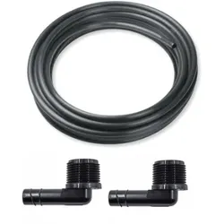 FlexSG Anschlussschlauch Hunter 30 m/Rolle, HUNTER Regneranschlusswinkel HSBE-050 und HSBE-075 (FlexSG Anschlussschlauch und Regneranschlusswinkel HSBE-050 / HSBE-075: HSBE-075 Regneranschlusswinkel Winkel 3/4"AG x Flex)
