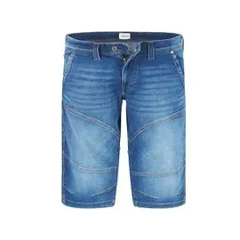 Mustang Herren Jeansshorts blau Baumwoll-Stretch, blau, Frühjahr/Sommer 2026