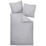 JANINE Interlock Jersey Fischgrätmuster Vulkan 155 x 200 cm + 80 x 80 cm
