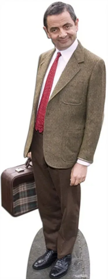 Preisvergleich Produktbild Dekofigur Rowan Atkinson - Mr. Bean - Pappaufsteller - Comedian