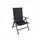 Testrut Grenada XXL Klapphocker 67 x 68 x 110 cm anthrazit/schwarz