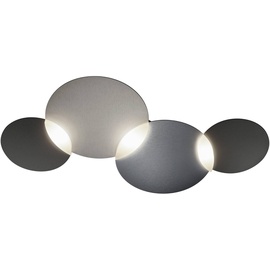 Grossmann LED-Deckenleuchte Circ Alu, Eisen, Stahl & Metall