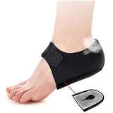 Fersenpolster,Fersenhülsen, 2PCS Gel Fersenschützer für Plantarfasziitis, Achillessehnenentzündung Knochensporn- Fersenschalen Fersenpolster Fersenkissen zur Linderung von Fersenschmerzen und Druck