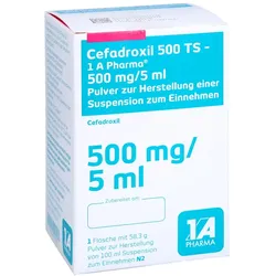 CEFADROXIL 500 TS-1A Pharma 500 mg/5 ml PSE 100 ml