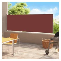 vidaXL Seitenmarkise Ausziehbar 220x500 cm Braun