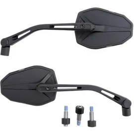 Highsider Lenkerspiegel Victory Slim schwarz seidenmatt