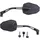Highsider Lenkerspiegel Victory Slim schwarz seidenmatt