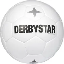 derbystar Brillant APS Classic Fußball Spielball weiß 5