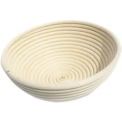 Layba Gärkorb Rund Mittel (500–700g) – Rattan Banneton Teiggare für Sauerteig & Hefeteig