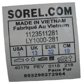 Sorel Caribou Wasserfest Braun 32