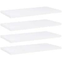 vidaXL Bücherregal 40 x 20 x 1,5 cm Weiß