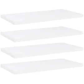 vidaXL Bücherregal 40 x 20 x 1,5 cm Weiß