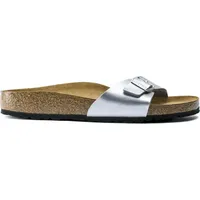 Birkenstock Madrid Birko-Flor schmal silber 38