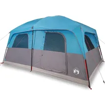 vidaXL Familienzelt 10 Personen Blau