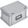 Lockweiler Kunststoffkoffer 20 l PP L400xB300xH233mm grau 1 Griff Schiebeverschluss