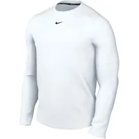 Nike Pro Men's Dri-FIT Fitness-Longsleeve Herren White/Black S