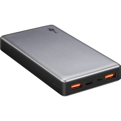 Quickcharge Powerbank mit 15000mAh, Schnellladefunktion und 2mal 3A USB-Ladeausgang