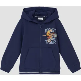 s.Oliver Sweatjacke aus Interlockjersey mit Frontprint - 92/98