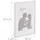 Relaxdays Bilderrahmen 2er Set weiß 21x29,7 cm