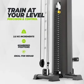VirtuFit PL100 Einzel-Seilzugstation Schwarz