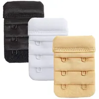Eiarrnp BH-Verlängerung für Damen, 2 Haken, Schwarz/Weiß/Beige, 2 Haken, schwarz, weiß, beige, Einheitsgröße - 2 Haken