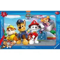 Ravensburger Kinderpuzzle 15 Teile - Paw Patrol - Vier mutige Retter