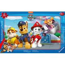 Ravensburger Kinderpuzzle 15 Teile - Paw Patrol - Vier mutige Retter