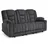 MCombo M MCombo 3 Sitzer Sofa mit Schlaffunktion, 3er Relaxsofa mit Taste 150° Verstellbar, Kinosessel mit Liegefunktion, 7009 (Grau) - Grau
