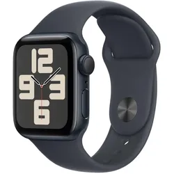 Apple Watch SE (GPS) 40mm Aluminiumgehäuse mitternacht, Sportarmband mitternacht (S/M)