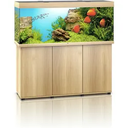 JUWEL Rio 450 LED Aquarium mit Unterschrank helles Holz