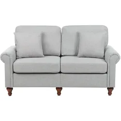 2-Sitzer Sofa hellgrau GINNERUP