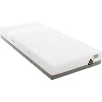 Geltex-Taschenfederkernmatratze - 100 x 200 cm - 7-Zonen-Taschenfederkern - Geltex-Next-Schaum - Härtegrad 4