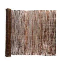KARAT Weidenzaun Weidematte - Sichtschutz für den Garten - Naturmaterial Zaun / 150 x 500 cm