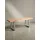 KADIMA DESIGN Garderobenbank 120 x 40 x 45,5 cm Akazie Massivholz / Metall beige