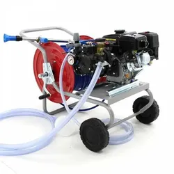Kit Motorsprühpumpe Comet APS 41  Loncin Motor 5.5 PS mit Wagen