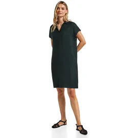 STREET ONE Kleid Shirtkleid Dunkelblau/Grün 38