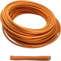 Helos Verlegekabel High Quality,Cat.7 Rohkabel, S/FTP, PiMF, LSZH, orange,