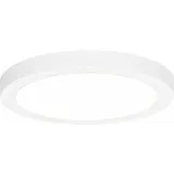 QAZQA Einbau- oder Aufbaustrahler weiß 22 cm inkl. LED 3 Stufen dimmbar bis warm - Trans